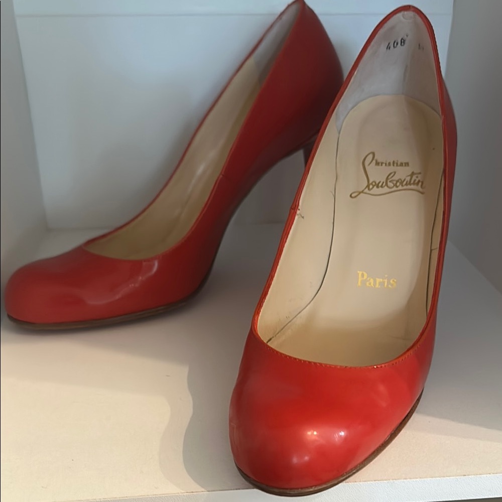 Christian Louboutin Red Patent Leather Heels